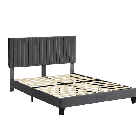 Levede Bed Frame Queen Size Mattress Grey BF1046-Q-GY