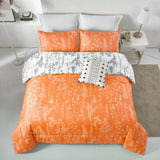 Floral Comforter Set, Queen Size, Reversible Quilted Bedding with Pillowcases V745-MAB010697210210