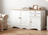 Artiss Buffet Sideboard 3 Doors - BERNE White FURNI-P-MED-03-WH-AB