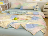 AYktou Reversible Patchworks Queen Size, 78.74x59.05in Lightweight Plaid Bedspreads Coverlets V1189-WXFWAL-20260326-03126