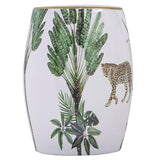 LEOPARD CERAMIC STOOL V742-2193DS