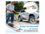 Injection Tip M5 Twist Nozzle, Long Range Soap Nozzle, Fit for Pressure Washers From 1000 PSI to V1370-AZ4-08290
