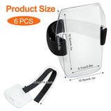 Arm Badge Holder - 18Pcs Armband ID Card Holder Waterproof Armband Badge with Adjustable Elastic V1366-AZ2-W-14468