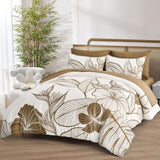 SOFT Floral Comforter Set, King Size, Plush Winter Bedding with Pillowcases V745-MAB010943AJ3