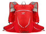 Red Lightweight 16L Outdoor Cycling & Hiking Backpack - Water-Repellent Nylon Daypack with V888-ELOSUNG27732