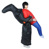 Cute Cartoon Inflatable Costume for Halloween Party Ceremony Festivals Cosplay DecorationBlack V1294-YM0901-3117200131712