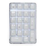 White backlit gaming keyboard 21 key mini numeric keyboard portable mechanical numeric keyboard V1192-AZ-W-35237