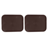 2Pcs Fast Food Tray Stackable Rectangular Light Weight Anti Slip PP Food Service Tray for V1294-YM0523-3118220048513
