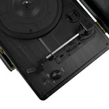 mbeat Woodstock Black Retro Turntable V186-MB-TR89BLK