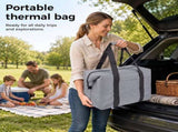 Foldable Leak-Proof Insulated Cooler Bag, Portable Soft Cooler Bag for Picnic, Camping, Outdoor V1237-ZY-917-044