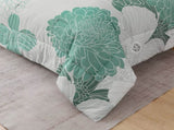 Floral Winter Comforter Set, King Size, Ultra-Soft Quilted Bedding with Pillowcases V745-MAB010945AJ3