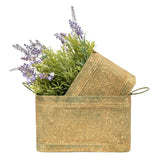 Set 2 Nested Vintage Style Storage Bins 28cm V637-37072BIN