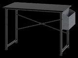 Levede Computer Desk Study Table with Storage Bag Home DH1058-BK-AU