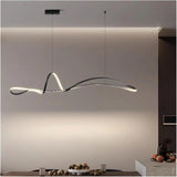 BAMDECOR A210 Modern LED Linear Pendant Lights with Dimmable LED and Adjustable Hanging Length 150cm V255-BAM-A210-L150