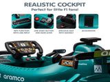 Kahuna Aston Martin Aramco F1 Licensed Electric Kids Ride On Race Car CAR-AMR-599-GN