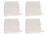 4Pcs Microfiber Mop Pads Replacement Steaming Mop Pads for Shark S3901 S3500 S3501 V1294-YM0626-3113220319311