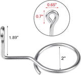 Xadnitu 50 Pieces 2" Diameter Screw Mount Bridle Rings, Heavy Duty and Wire Support, Metal V1258-DP02-F-298