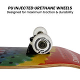 Kryptonics 31-inch Star Series Complete Skateboard Rainbow Dot BS-171337-RD