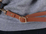 Denim Bib Apron Leather Strap Baker Bartender BBQ Chef Work Cook Uniform A V1294-YM0722-JY01877-02