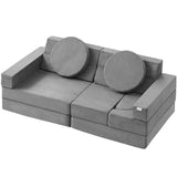Play Couch, 15pcs Modular Kids Nugget Couch, Toddler Foam Sofa Couch with High-density 25D Sponge V952-ETSF1656625YVMCKFV0