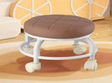 Rolling Ottoman High Density Memory Foam Waterproof Quiet Wheels Double Layers Footrest Stool for V1294-YM0703-3116230006313