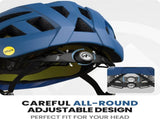 OutdoorMaster Bike Helmet Adult Men Women MIPS Certified Bicycle Helmet with Two Removable Liners & V1168-2V-UDM1-0AJL