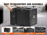 Insulated Food Pan Carrier, 82 Qt Hot Box for Catering, LLDPE Food Box Carrier w/ Double Buckles, V952-SPBWXH90-A90LR902V0