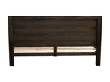Bed Frame King Size in Solid Wood Veneered Acacia Bedroom Timber Slat in Chocolate V43-BED-NOWKCH