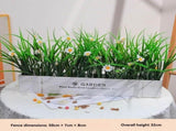 faux potted plant, sunflower, wooden box, home decor, Australia, living room tabletop V1106-112-23547-MLT-29