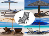 Patio Chaise Lounge Cushions Sun Lounger Cushions Pad Lounge Chair Cushion for Travel Holiday Indoor V1294-YM0717-10133314