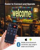 Programmable LED Sign, P6 Full Color Flexible Digital Scrolling Panel, DIY Custom Text Pattern GIF V952-YPGDGGP40X18HX5YG001V3
