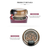 Electric Pill Crusher and Grinder - Fine Powder for Small or Large Pills, Elders or Pets. Coffee V1192-AZ-W-9189