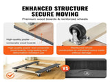 Furniture Dolly, 454kg Each Load Capacity, 2 Packs, 457.2x762mm, 8x76mm PP Swivel Casters, Heavy V952-WGC1830INCHMZV40OV0