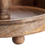Handcrafted Mangowood 2 Tier Cupcake Stand 39cm V637-50505STD