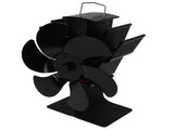 Heat Powered Fireplace Fan Non Electric Self Starting Stove Fan High Temperature Resistant Energy V1294-YM3113220250111-0421