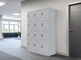12-Door Locker for Office Gym Shed School Home Storage - 3-Digit Combination Lock V63-839071