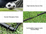 Everfit 2m Football Soccer Net Portable Goal Net Rebounder Sports Training SN-B-PUP-YE