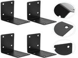 SWETRACE 4Pcs Decorative L Brackets for Railing Right Angle and Shelf Support V1189-LWWAL-20260327-03688