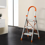 Giantz 3 Step Ladder Multi-Purpose Folding Aluminium Light Weight Non Slip Platform LD-H-ALU-3STEP-OS