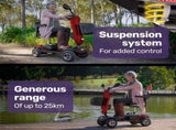 EQUIPMED Mobility Scooter For Elderly Motorized Electric Older Adults 4 Riding V219-AGCMSCEMQA3RD