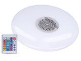 24W E27 RGB Color Changing Music Lamp with Remote Control Smart Music Speaker Ceiling Light 85265V V1294-YM0715-3119210312711