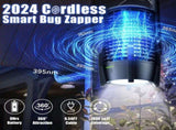 Bug Zapper Outdoor with LED Light, Electric Mosquito Fly Zapper Coldless for Patio, Camping, V1192-AZ-W-16870