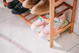 Bamboo 3 Tiers Layers Storage Shoe Rack & Organiser V1181-HO0162