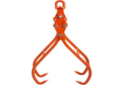 Timber Claw Hook, 28 inch 4 Claw Log Grapple for Logging Tongs, Swivel Steel Log Lifting Tongs, V952-YMQZQ28YC4ZK7BDLEV0