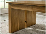 Writing Desk in Acacia Hue with Rubberwood Construction and Dovetail Drawers LSB-68941