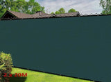 20m x 2m Fence Windscreen Privacy Screen Shade Cover Dark Green Fabric Mesh Garden V63-931991