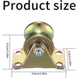 4 pcs Lifting Pulley, U-Groove Caster, Lifting Caster, Groove Wheel Cable Pulleys For ROpes Rail V1188-MS-227-0428
