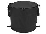 Camping Trash Can with Zippered Lid 24 Gallons Large Capacity Foldable Portable Garden Garbage V1294-YM0901-3111240240811