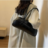 Fashion Shoulder bag for Women Retro Top Handle Handbag PU Leather Commuting Bag Bowler Purse East V1369-AZ3-W-10803