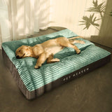 Luxuriously Soft and Thick Pet Sleeping Mat, Perfect Four-Season Floor Bed for Dogs and Cats, V1341-ZY-P5APP8GV-3XL-GREY